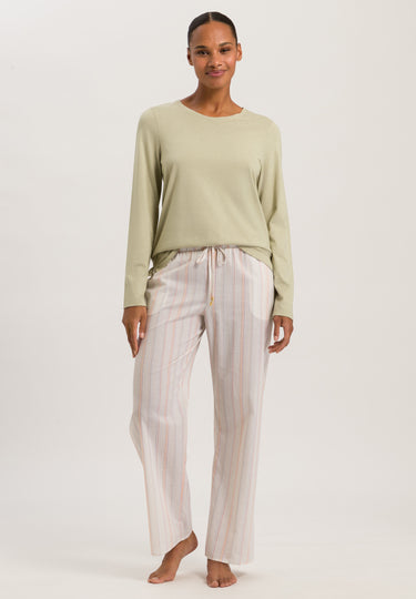 77844 Sleep And Lounge Long Sleeve Shirt - 2720 Moss Green